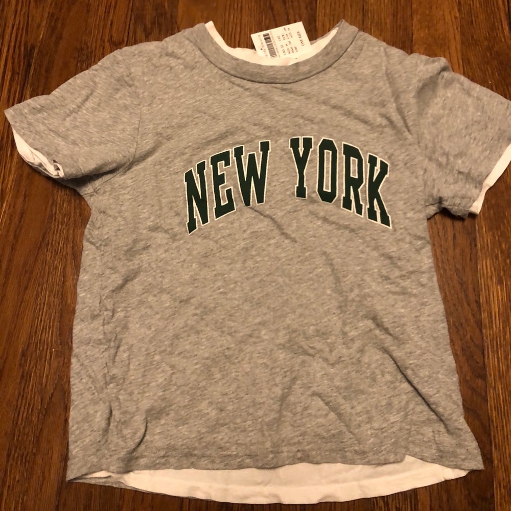 brandy melville layered shirt